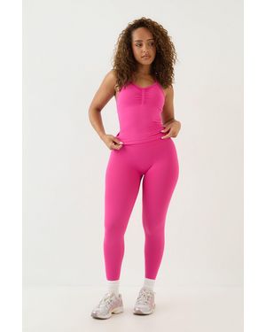 DSGN Studio Sport Ultra Contour Seamless Scrunch Bum Legging - Pink