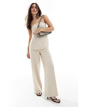 Nobody's Child Layla Wide Leg Trouser Co-Ord - White
