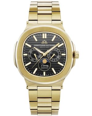 Christophe Duchamp L'Envie Moonphase Watch 46Mm - Metallic