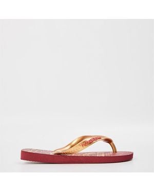 Havaianas Licences Graphic Print Flip Flops - Brown