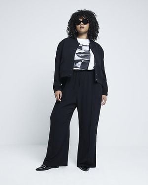 River Island Plus Tailored Joggers - Blue