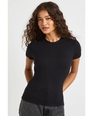 Boohoo Ribbed Built - Black