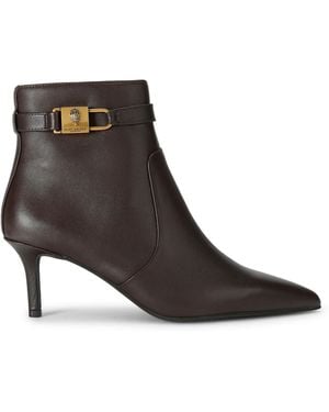 Kurt Geiger Leather Brixton Ankle Boots - Brown