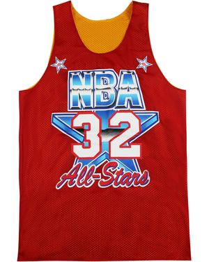 Mitchell & Ness Nba All Stars La Lakers Magic Johnson Jersey Vest - Red