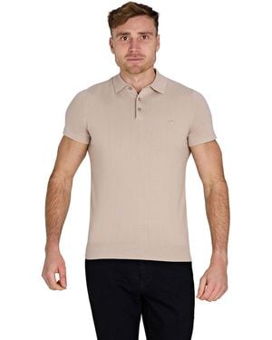 Raging Bull Short Sleeve Knitted Polo Cotton - White
