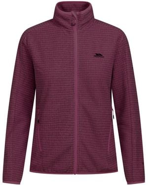 Trespass Ladies Celia Fleece Jacket (Shiraz) - Purple