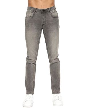 Crosshatch Sheldons Slim Jeans (Light) - Grey