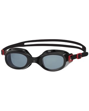 Speedo Futura-klassieke Zwembril Voor Volwassenen Van (rook/rood) - Zwart