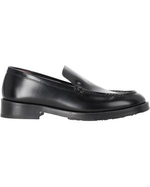 BY FAR Rafael Loafers In Zwart Leer