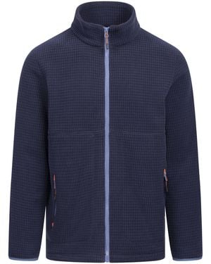 Trespass Ladies Oleary Ll Printed Fleece Jacket Marl) - Blue