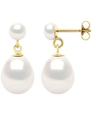 Ateliers Saint Germain Double Earrings - White