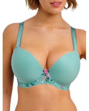 Freya Love Crush Moulded Plunge T-Shirt Bra - Blue