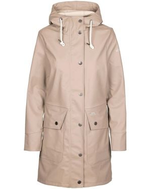 Trespass Ladies Payko Waterproof Jacket (Vintage) - Natural