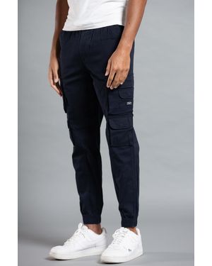 Tokyo Laundry Cotton Cargo Trousers - Blue