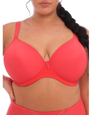 Elomi Bijou Banded Moulded Plunge T-Shirt Bra - Red