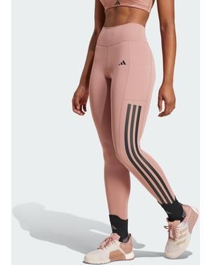 adidas Originals Optime 3-Stripes Full Length Leggings - Multicolour
