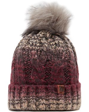 The Edge Gem Bobble Hat - Brown