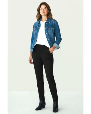 Secret Label Suedette Front Seam Leggings - Blue