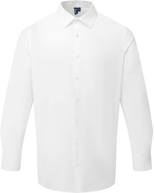 PREMIER Poplin Long-Sleeved Formal Shirt - White