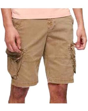 Superdry Kurze Core-Cargo Voor - Naturel