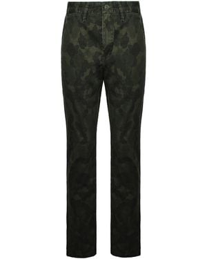 Vans Off The Wall Regular Fit Dark Trousers Cotton - Grey