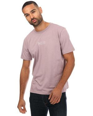 Nicce London Plinth T-Shirt Voor - Paars