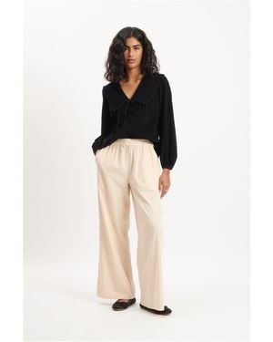 Nobody's Child Nobodys Misha Wide Leg Trousers - Black