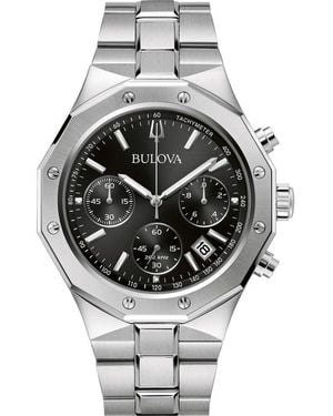 Bulova Precisionist Watch 96B410 Stainless Steel - Metallic