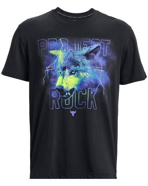 Under Armour Plus Ruched Relaxed Fit T-Shirt - Black