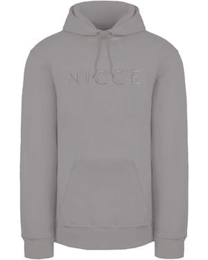Nicce London Mercury Stone Hoodie - Grey
