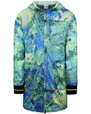 PUMA X Central Saint Martins Long Sleeve Zip Up Aop Jacket 597194 02 - Blue