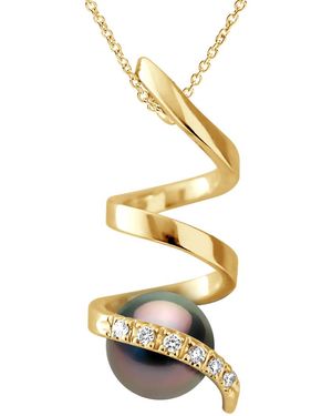Ateliers Saint Germain Pendant Spiral Diamonds 0,06 Cts - Metallic