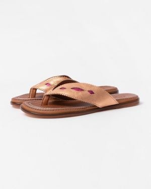 Penelope Chilvers Tai Metallic Flip Flop