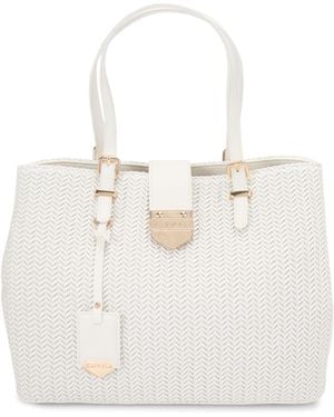 Carvela Kurt Geiger Maria Midi Weave Bag - White