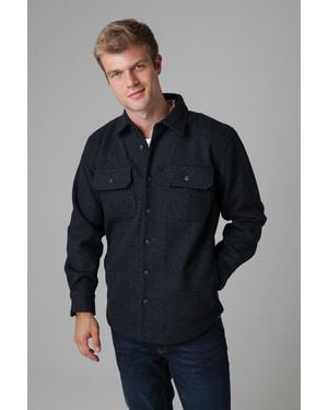 Tokyo Laundry Brushed Back Fleece Long Sleeve Shirt - Grey