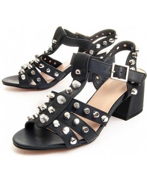 Montevita Heel Sandal Titan - Black
