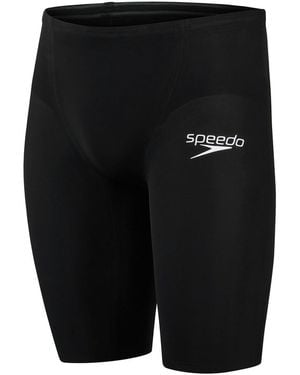 Speedo Valor Compression Fit Jammer With Logo - Black