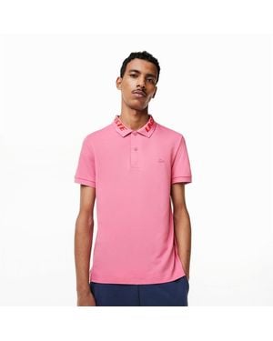 Lacoste Fit Movement Polo Shirt - Pink