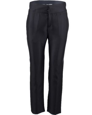 Gianfranco Ferré Gianfranco Ferré Hoge Taille Tailor Made Broek - Blauw