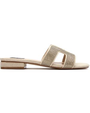 V.Gan Vegan Bok Slide Sandals - Metallic