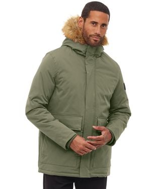 Bench Jarryl Padded Parka Jacket - Green