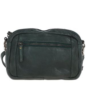 Ashwood Leather Real Vintage Cross Body Bag - Black
