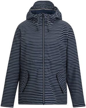 Regatta Ladies Bayletta Contrast Striped Waterproof Jacket - Blue