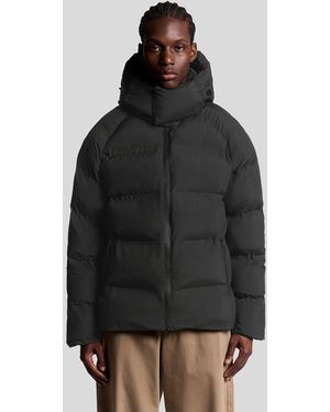 Lyle & Scott Heavyweight Hooded Puffer Jacket - Black
