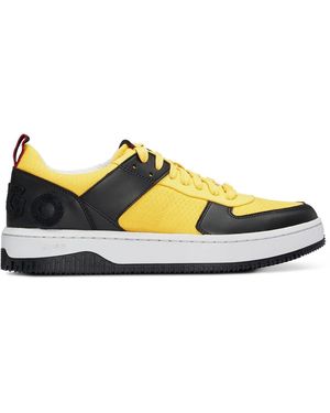 HUGO Kilian Tennis Trainers - Yellow