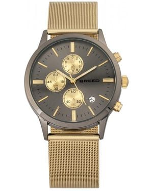 Breed Espinosa Chronograph Mesh-Bracelet Watch W/ Date - Metallic