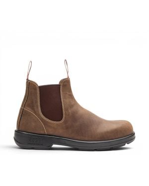 Rossi Boots 404 Mocha Leather Outdoor Chelsea - Brown