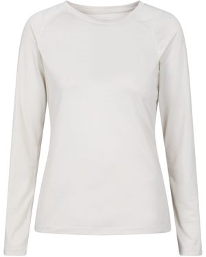 Mountain Warehouse 'Dynamic' Isocool Top Breathable Quick Dry Sports Tee - White
