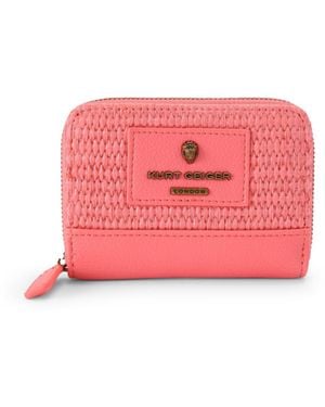 Kurt Geiger Chiswick Sm Zip Wallet - Pink
