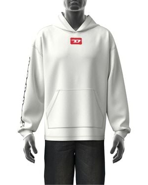 DIESEL Graphic Hoodie - Grey